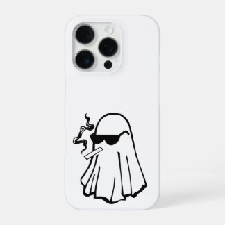 Funda Para iPhone 16 Pro Cool Ghost with Cigarette – Halloween Phone Case