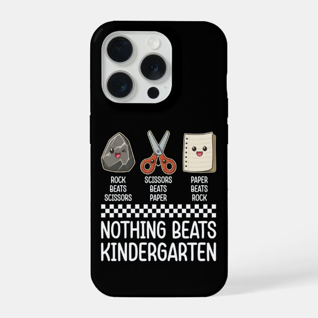 Funda Para iPhone Cool Nothing Beats Kindergarten Elementary School  (Reverso )