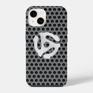 Funda Para iPhone 14 COOL Retro Chrome Como espaciador de 45 para DJ Pr