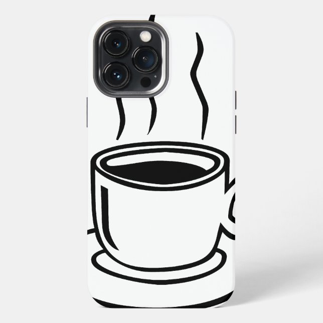 Funda Para iPhone Copa de café (Reverso )