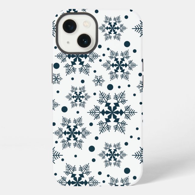 Funda Para iPhone Copo de nieve  (Reverso )