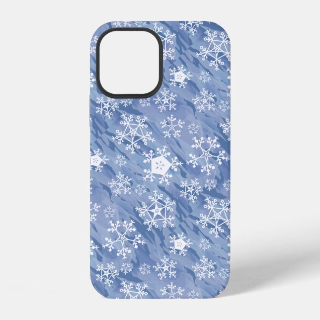 Funda Para iPhone Copo de nieve blancos (Reverso )