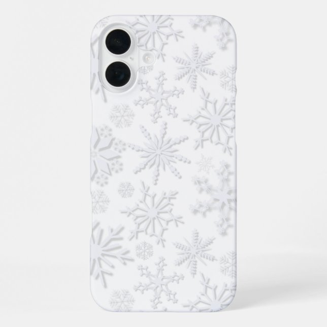 Funda Para iPhone Copo de Nieve Escarcha y Florece – Hielo (Reverso )