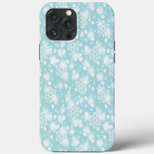 Funda Para iPhone 13 Pro Max Copo de Nieve Fiesta Navideña Invierno Festivo