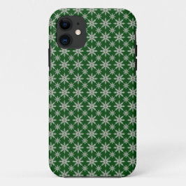 Funda para iPhone Copo de Nieve Verde