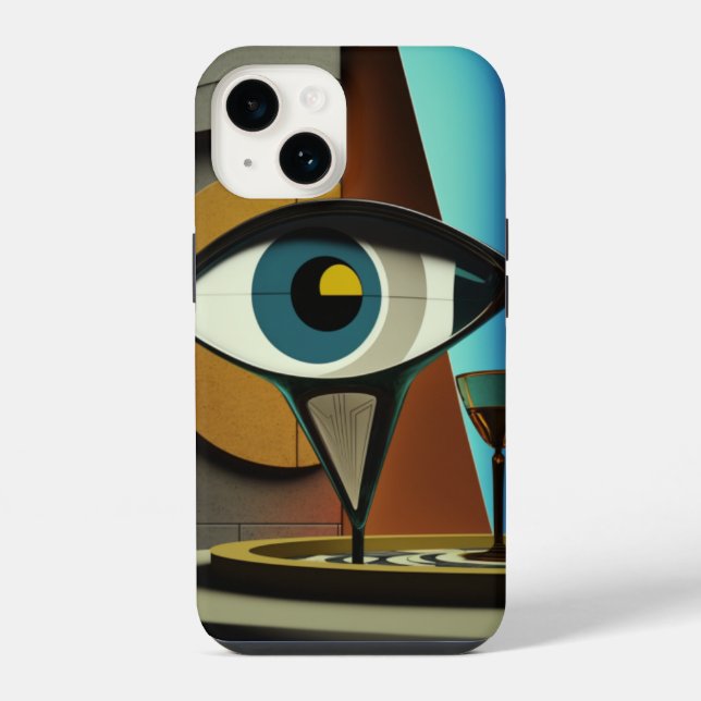 Funda Para iPhone coque IPhone 14 art abstrait (Reverso )