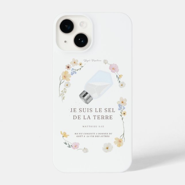 Funda Para iPhone Coque "Je suis le Sel de la Terre" (Reverso )