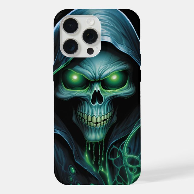 Funda Para iPhone Coques iPhone 15 Pro Max -Skull 10 (Reverso )