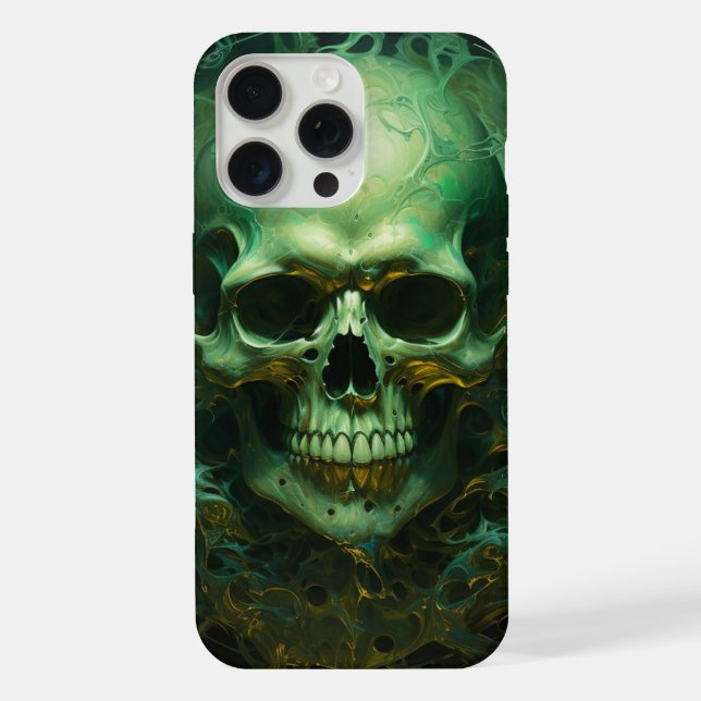 Funda Para iPhone Coques iPhone 15 Pro Max -Skull 4 (Reverso )