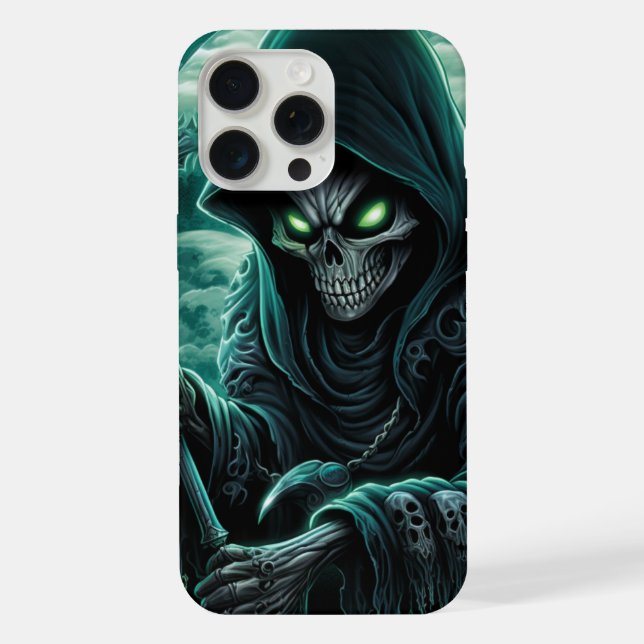 Funda Para iPhone Coques iPhone 15 Pro Max -Skull 7 (Reverso )
