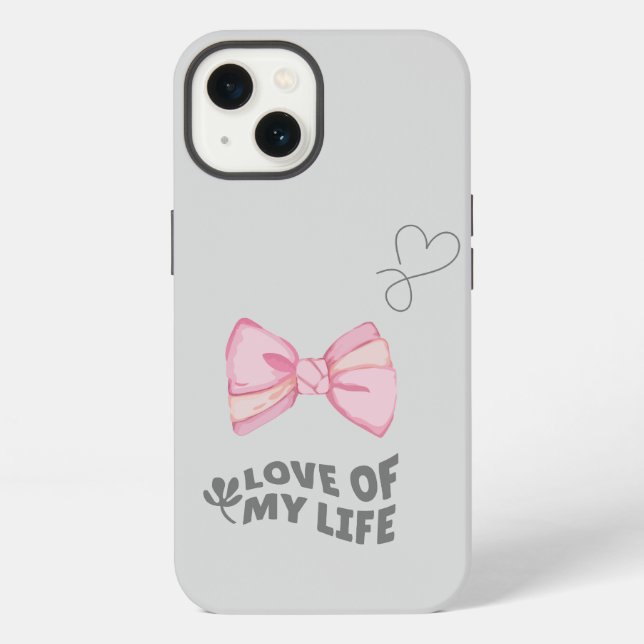 Funda Para iPhone coqueta con amor (Reverso )