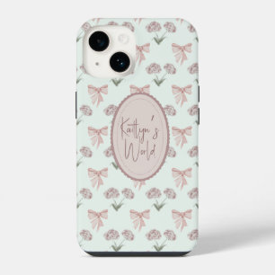 Funda Para iPhone 14 Coqueta del Arco y Rosa