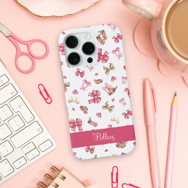 Funda Para iPhone 16 Pro Coquette de Cowgirl Cute Pink Personalizada
