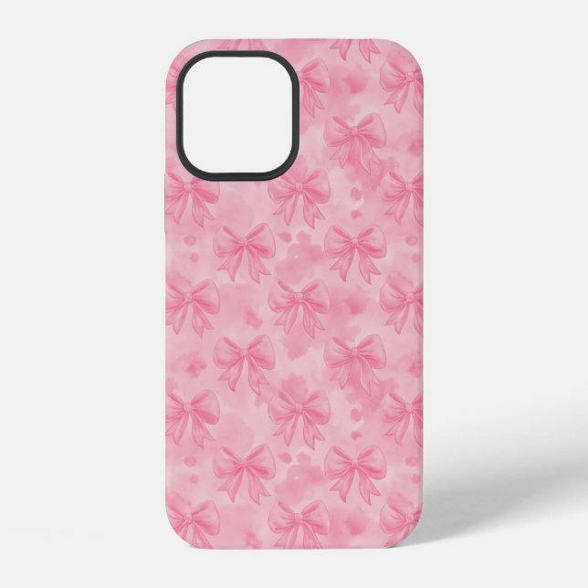 Funda Para iPhone Coquette Pink Bows (Reverso )