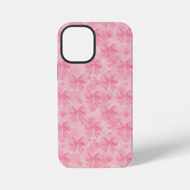 Funda Para iPhone Coquette Pink Bows (Reverso )