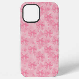 Funda Para iPhone 12 Pro Max Coquette Pink Bows