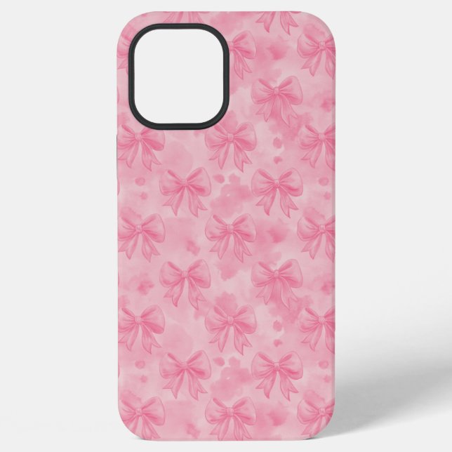 Funda Para iPhone Coquette Pink Bows (Reverso )