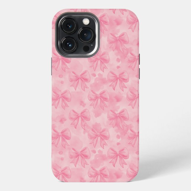 Funda Para iPhone Coquette Pink Bows (Reverso )