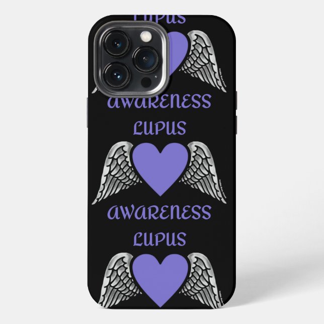 Funda Para iPhone Corazón/Alas...Lupus (Reverso )