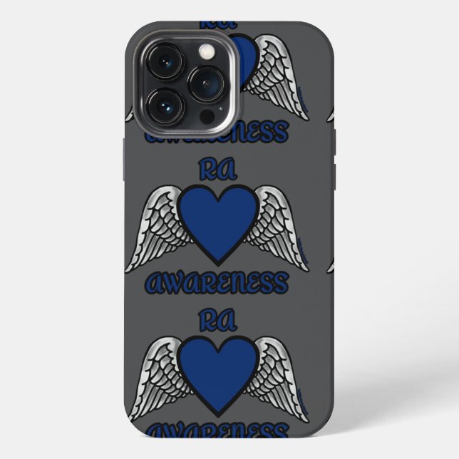 Funda Para iPhone Corazón/Alas...RA (Reverso )