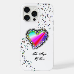 Corazón arcoiris con estrellas, la magia del amor