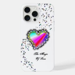Corazón arcoiris con estrellas, la magia del amor