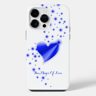 Funda Para iPhone 14 Pro Max Corazón de Arcoíris con Estrellas, La Magia del Am
