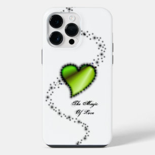Funda Para iPhone 14 Pro Max Corazón de Arcoíris con Estrellas, La Magia del Am