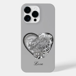 Funda Para iPhone 14 Pro Max Corazón de Dragón