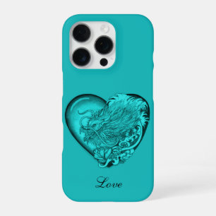 Funda Para iPhone 16 Pro Corazón de Dragón