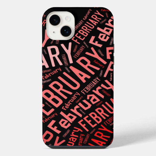 Funda Para iPhone Corazón de Febrero (Reverso)