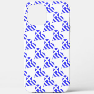Funda Para iPhone 12 Pro Max Corazón griego funky en baldosas