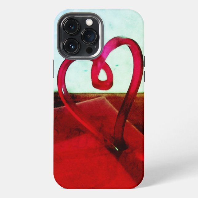 Funda Para iPhone Corazón plástico (Reverso )