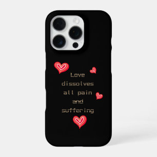 Funda Para iPhone 16 Pro Corazón rojo