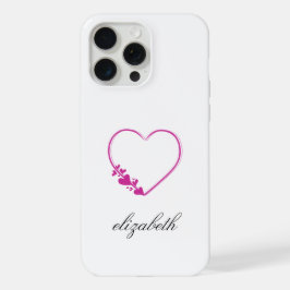 corazón rojo con fondo personalizado blanco