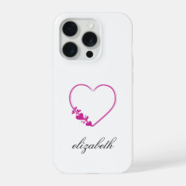 corazón rojo con fondo personalizado blanco