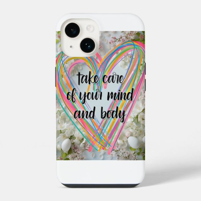 Funda Para iPhone Corazón sano (Reverso )