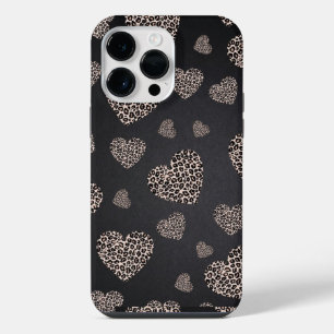 Funda Para iPhone 14 Pro Max Corazones de leopardo