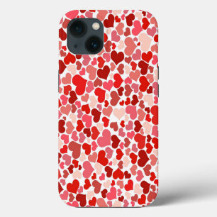 Corazones multicolores