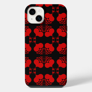 Funda Para iPhone 14 Plus Corazones rojos disparos múltiples
