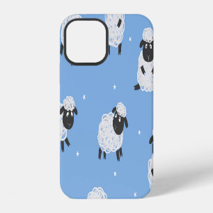 Funda Para iPhone 12 Corderos blancos, corderos vintage.