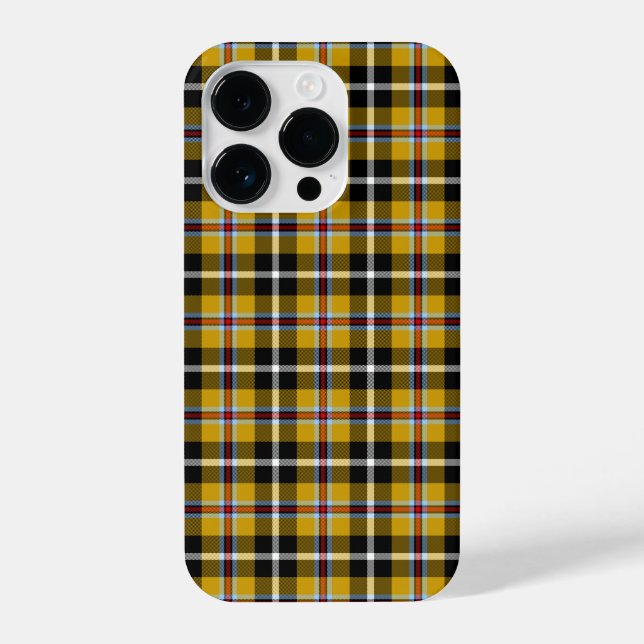 Funda Para iPhone Cornish National Tartan Yellow Black Plaset (Reverso )