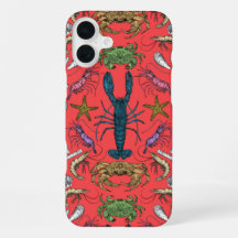 cornwall crustaceans damask rojo pop