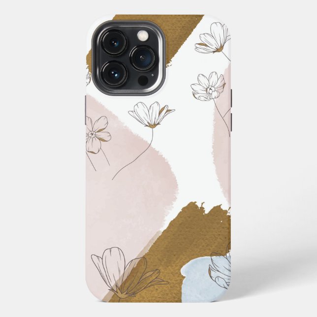 Funda Para iPhone Corola de Flores (Reverso )