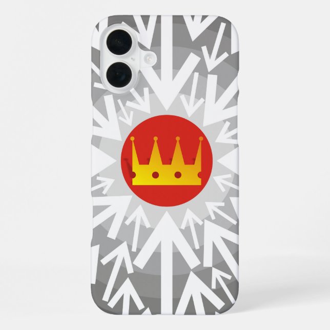 Funda Para iPhone Corona dorada (Reverso )