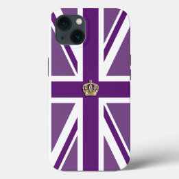 Corona en la bandera patriótica británica Union Ja
