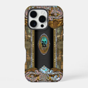 Funda Para iPhone 16 Pro Coronelli Chic Elegante Monograma