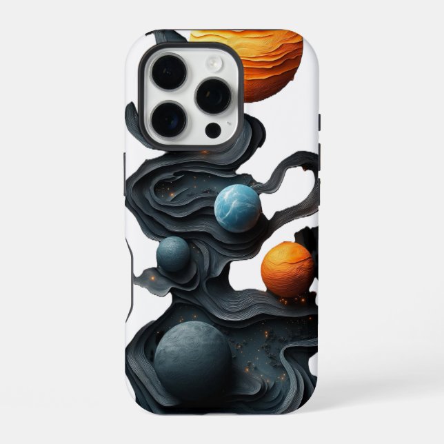 Funda Para iPhone Corrientes Cósmicas (Reverso )