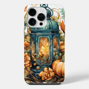 Funda Para iPhone 14 Pro Max Cosecha de Lantern de la Calabaza de Acción de Gra