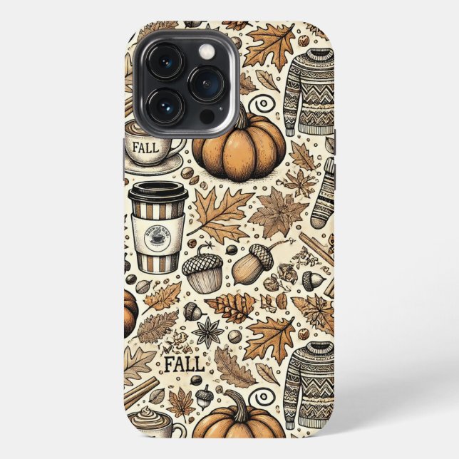 Funda Para iPhone Cosecha de Otoño (Reverso )
